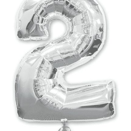 цифра 2 серебро